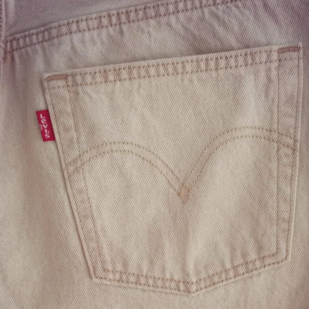 'Levi's' 501 Natural Jean Size 30 X 30 NWT Button - Picture 3 of 13
